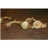 Image 3 : Star Marked Hercules Bronze Beurmann Spurs- Indian Heads- Straps- Chap Guards- 10 point Rowels