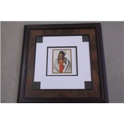 Portrait of Blackfeet Indian "Good Striker"- Made by Winold Reiss For Great Northern Railroad