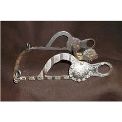 Unmarked Silver Overlaid Bit- Santa Paula Cheek- Halfbreed Mouth- Slobber Bar