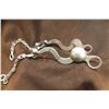 Image 1 : Unmarked Silver Overlaid Bit-Martinez Cheek- Wyoming Halfbreed Mouth- Slobber Bar