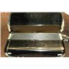 Image 4 : Marked Jimmy Columbo & Sons San Francisco Accordian with Case- Y is missing- Case 21"W X 18"D