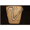 Image 2 : Museum Quality Imbricated Basket-  Vancouver Isle Region- 8" H X 11"W X 8"D