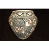 Image 2 : Iona Chino Acoma Pot- From Famous Family of Acoma Potters- Central Theme of Kokopelli and Rain