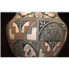 Image 5 : Iona Chino Acoma Pot- From Famous Family of Acoma Potters- Central Theme of Kokopelli and Rain