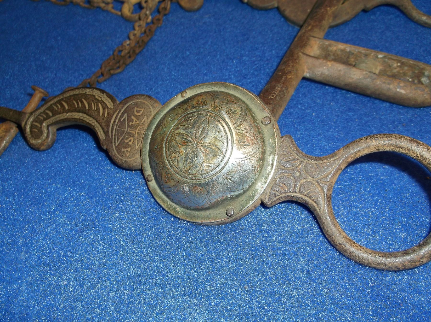 Marked Daisy Beurmann Silver Concho Bit- Halfbreed Mouth- Damaged ...