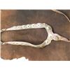 Image 1 : Old Dotted Breast Collar- 17 Brass Conchos- Minor Damage