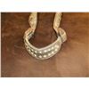 Image 8 : Old Dotted Breast Collar- 17 Brass Conchos- Minor Damage