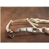 Image 2 : Rawhide Headstall- Unmarked Silver Inlaid Bit- Nevada Cheek- Halfbreed Mouth- Slobber Bar