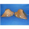 Image 2 : Unmarked Carved Tapaderos- 14.5" L