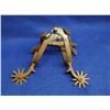 Image 2 : Unmarked Beurmann Drop Shank Spurs- Chap Quards- Heel Chains- 10 Point Rowels