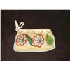 Image 1 : Beaded Buffalo Hide Pouch- C. 1930- 6.5"L X 4"W