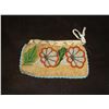 Image 2 : Beaded Buffalo Hide Pouch- C. 1930- 6.5"L X 4"W