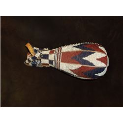 Beaded Jug- C. 1950- Handle- 11.5 H X 5.5 W