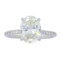 18KT White Gold 1.63ctw Diamond Ring