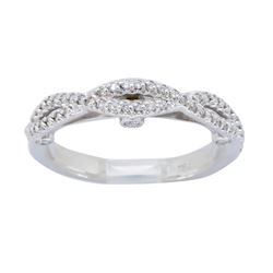 18KT White Gold 0.37ctw Diamond Ring