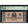 Image 1 : 1886 $1 Confederate States of American Note PCGS VF25