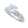 Image 2 : 18KT Two Tone Gold 1.89ctw Diamond Ring