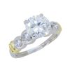 Image 3 : 18KT Two Tone Gold 1.89ctw Diamond Ring