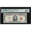 Image 1 : 1963 $5 Legal Tender Note PMG 67EPQ