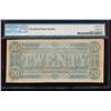 Image 2 : 1864 $20 Confederate States of America Note PMG 63EPQ