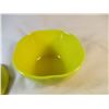 Image 3 : Rare Color California Pottery USA Yellow Lidded Apple Dish