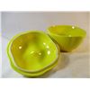 Image 4 : Rare Color California Pottery USA Yellow Lidded Apple Dish