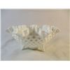 Image 1 : Fenton Hobnail Ruffle Edge Footed Dish