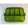 Image 3 : Indiana Glass Green Relish Tray