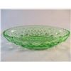 Image 1 : Green Vasaline Glass Relish Dish