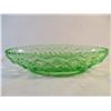 Image 2 : Green Vasaline Glass Relish Dish