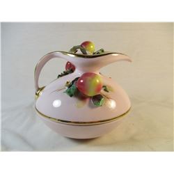 Vintage Victorian Geo Z Lefton China 1956 Fruit Peach Covered Candy Dish