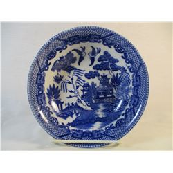 Occupied Japan Blue Willow Bowl