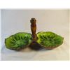Image 1 : Treasure Craft Green Leaf Dish