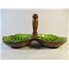 Image 2 : Treasure Craft Green Leaf Dish