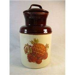 McCoy USA Fruit Cookie Jar Canister