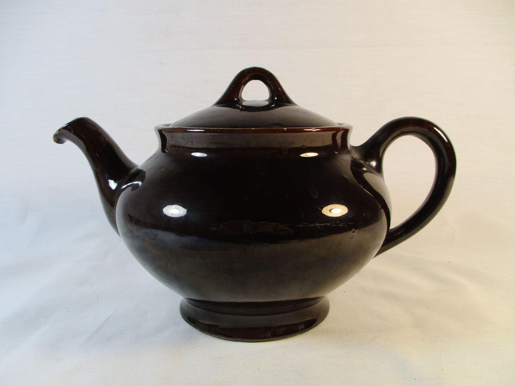 Royal Canadian Art Pottery Hamilton Brown Tea Pot