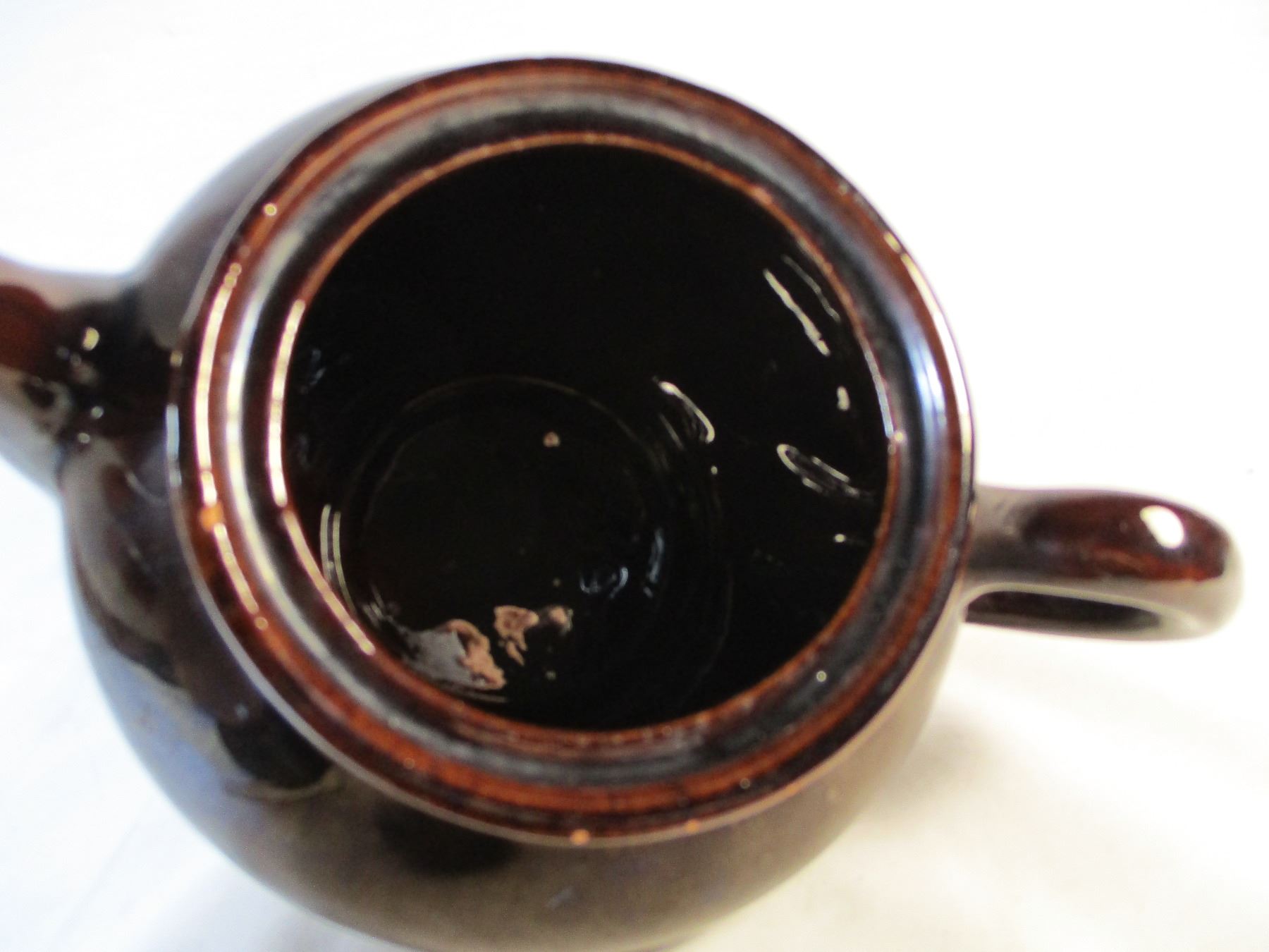 Royal Canadian Art Pottery Hamilton Brown Tea Pot