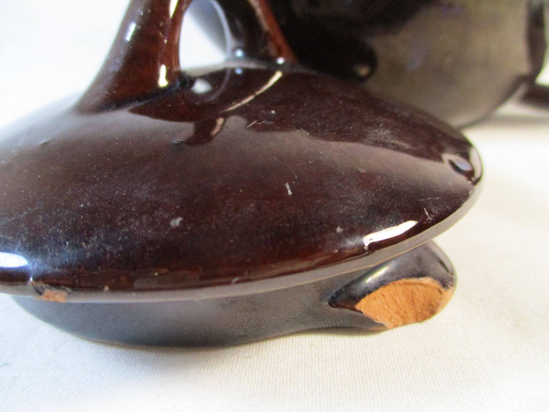 Royal Canadian Art Pottery Hamilton Brown Tea Pot