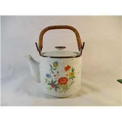 Vintage made in Japan Teapot with bamboo handle