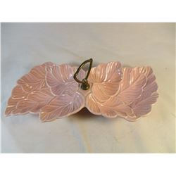 McCoy Pink Leaf Dish