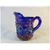 Image 1 : Carnival Glass Rose Pattern Pitcher