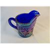 Image 3 : Carnival Glass Rose Pattern Pitcher