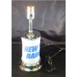 New York Rangers Licenec Plate Lamp 12" Tall