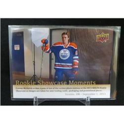 15-16 UD Rookie Showcase Moments Connor McDavid
