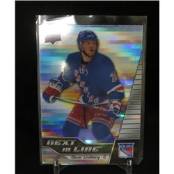 2015-16 UD Overtime Next in Line Oscar Lindberg