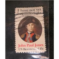 USA 15 Cent John Paul Jones Postage Stamp