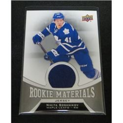 2016-17 UD Rookie Materials #RMSO Nikita Soshnikov