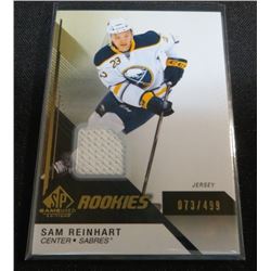 2014-15 SP Game Used Gold Jerseys Sam Reinhart