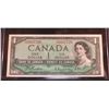 Image 1 : 1954 Canadian $1 Banknote Beattie/Rasminsky