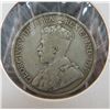 Image 2 : 1917 Canadian Silver King George 50 Cent Coin